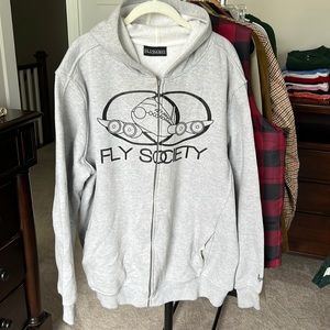 Fly Society Fleece Full Zip Hoodie